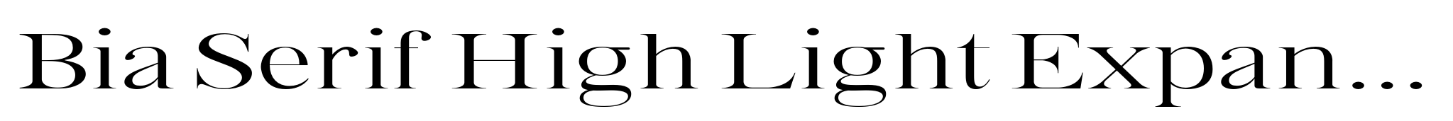 Bia Serif High Light Expanded image